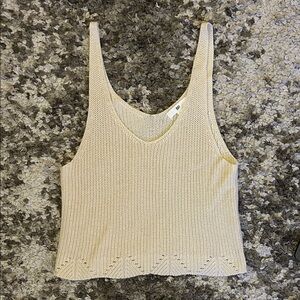 BP Beige Knit Tank Top